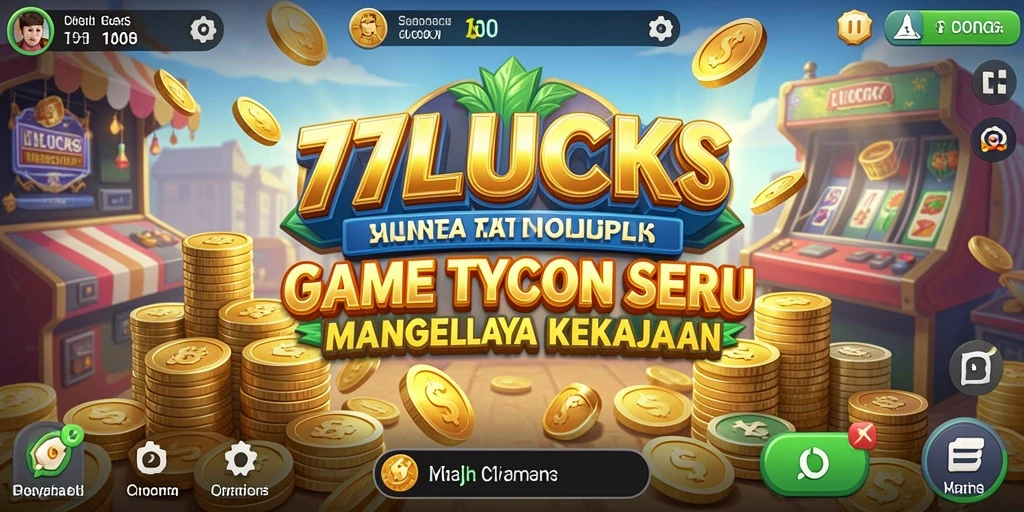 Tampilan gameplay 77LUCKS dengan berbagai pilihan investasi dan strategi.
