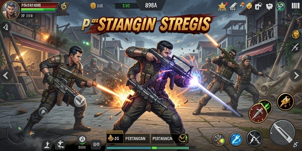 Tampilan gameplay <strong>898A</strong> yang menegangkan dan penuh strategi.