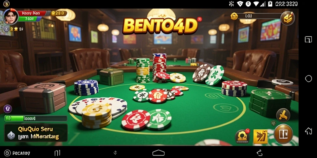 Tampilan gameplay QiuQiu yang seru di BENTO4D.