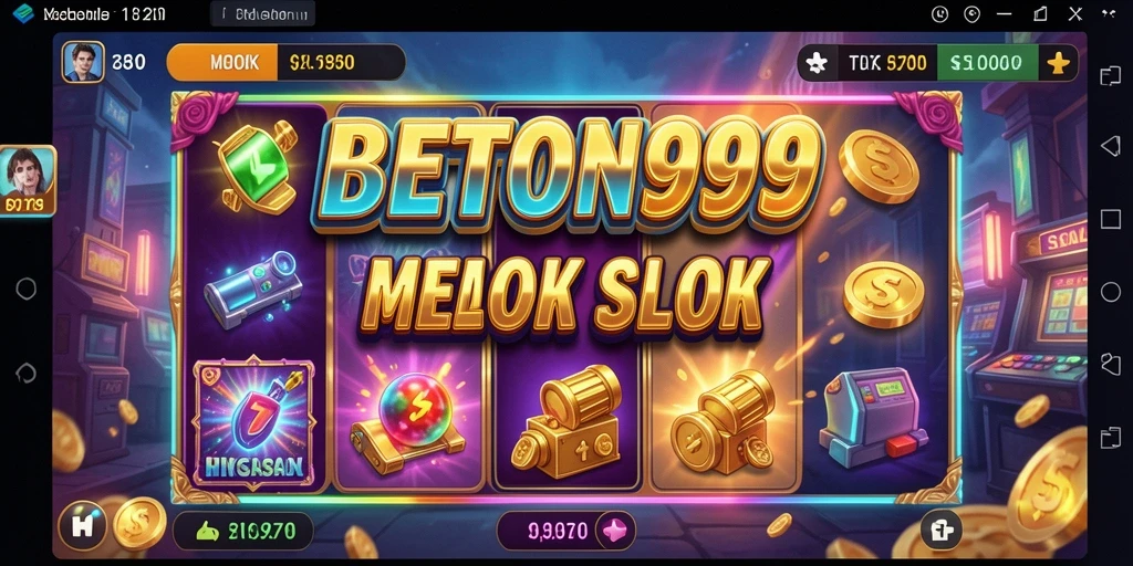 Screenshot BETON999 menampilkan gameplay slot yang mengasyikkan dan grafis menawan.