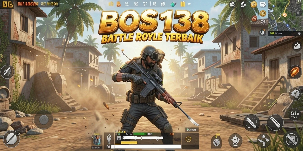 Tampilkan aksi seru gameplay Battle Royale di BOS138.