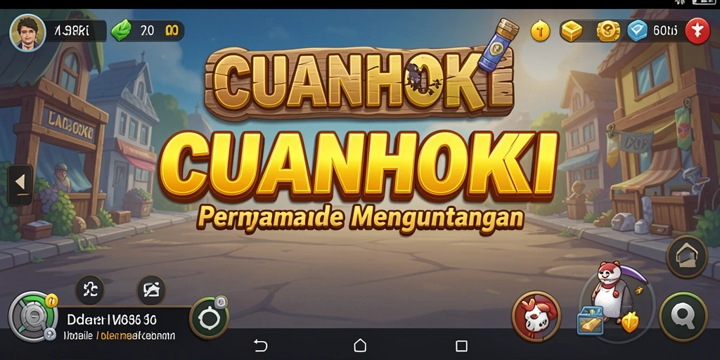 Tampilan gameplay CUANHOKI yang menarik dan interaktif.