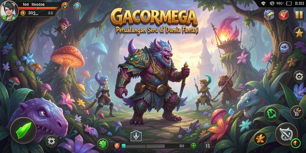 Gameplay GACORMEGA yang menakjubkan dengan visual yang menarik.