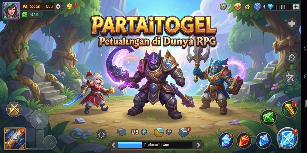 Tangkapan layar utama <strong>PARTAITOGEL</strong> memperlihatkan aksi seru dalam permainan RPG.