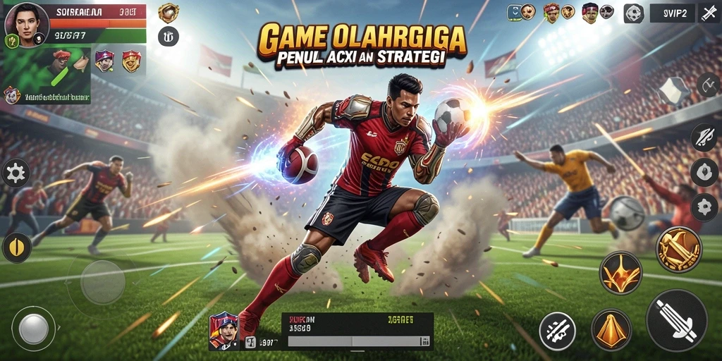 Tampilan gameplay SVIP2 yang mendebarkan dalam olahraga kompetitif.