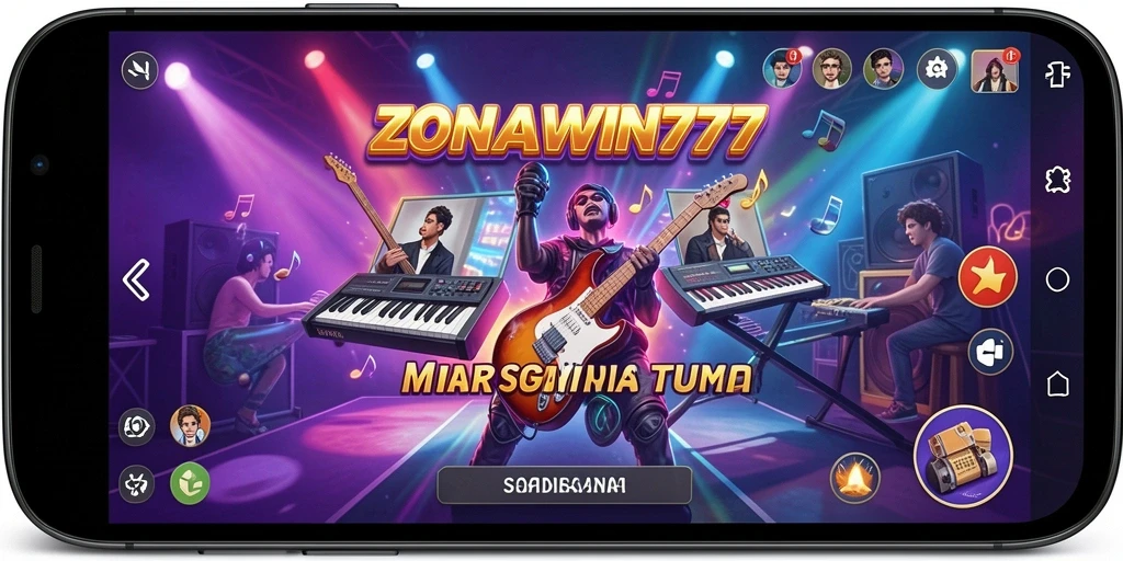 Tampilan gameplay ZONAWIN777 yang interaktif dan energik.